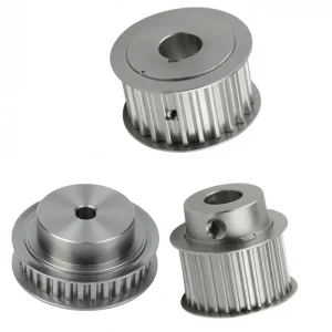 china-timing-pulley-products-EP-H75 12.7MM Steel & Cast Iron Straight Bore Timing Pulley